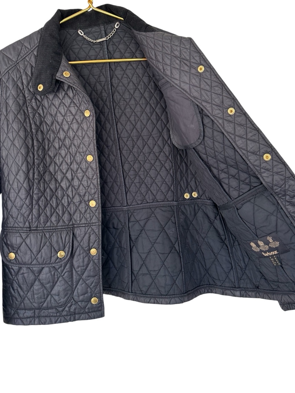 Barbour • Quilted Black Jacket - Picture 7 of 9